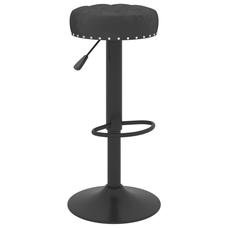 Barhocker 2 Stk. Schwarz Samt