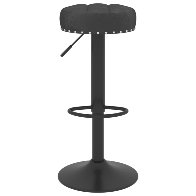 Barhocker 2 Stk. Schwarz Samt