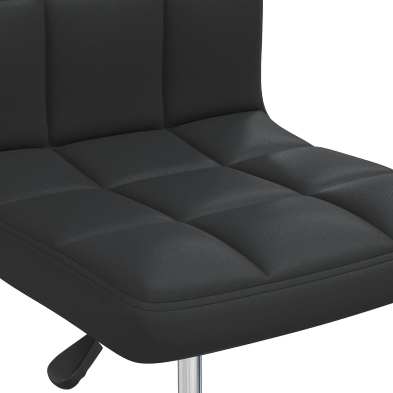 Barhocker Schwarz Kunstleder