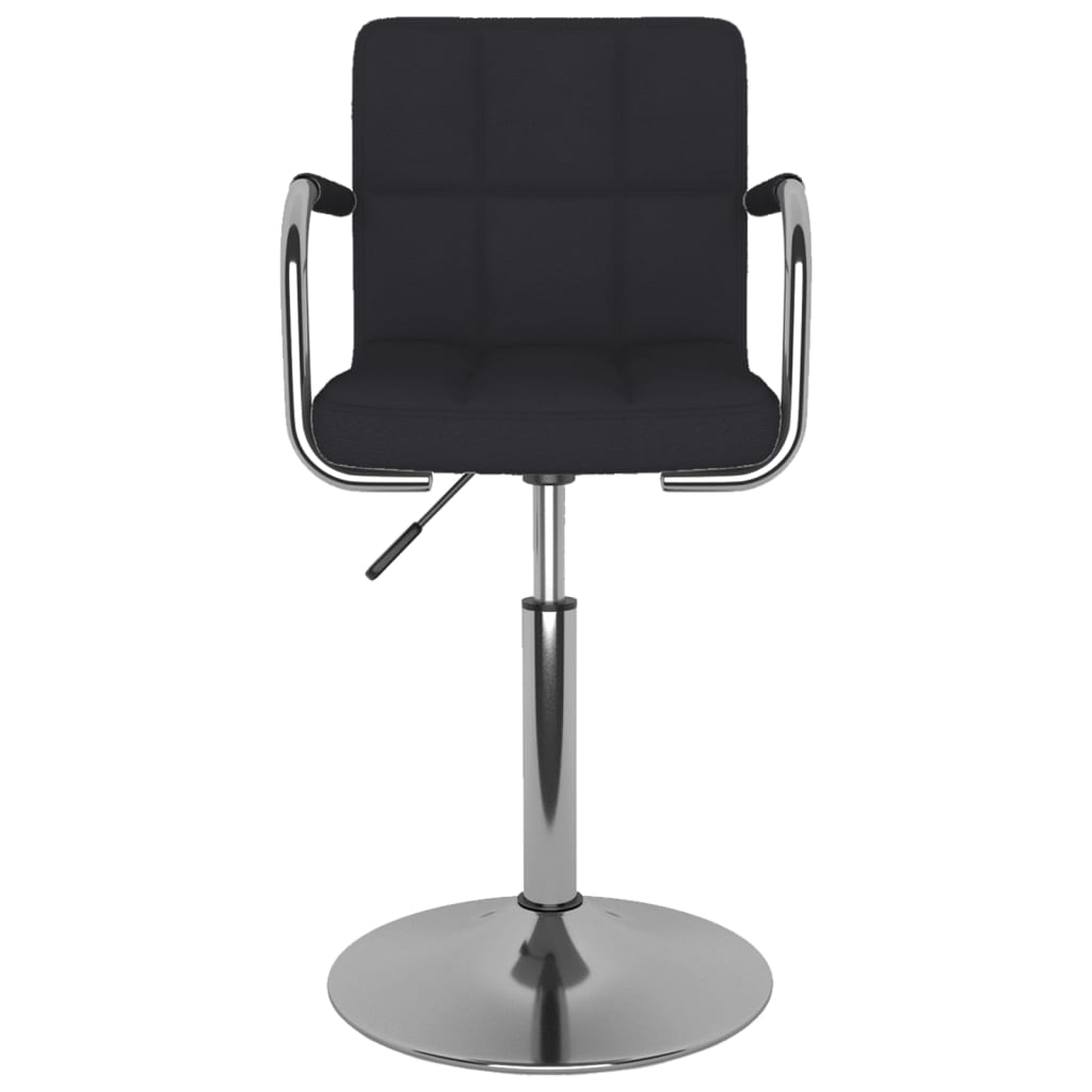 Barhocker Schwarz Stoff