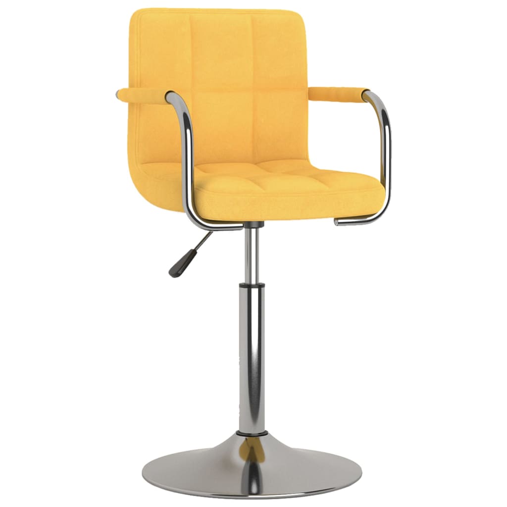 Barhocker Gelb Stoff