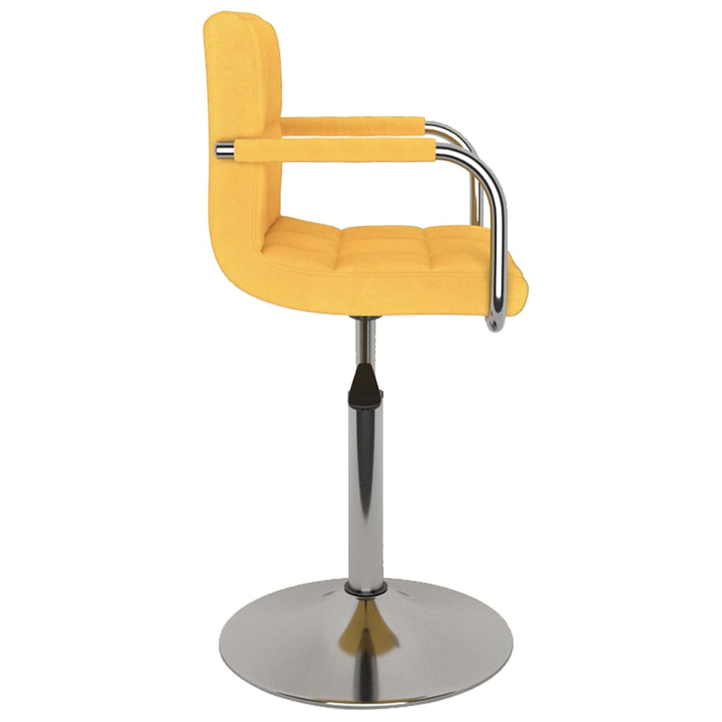 Barhocker Gelb Stoff