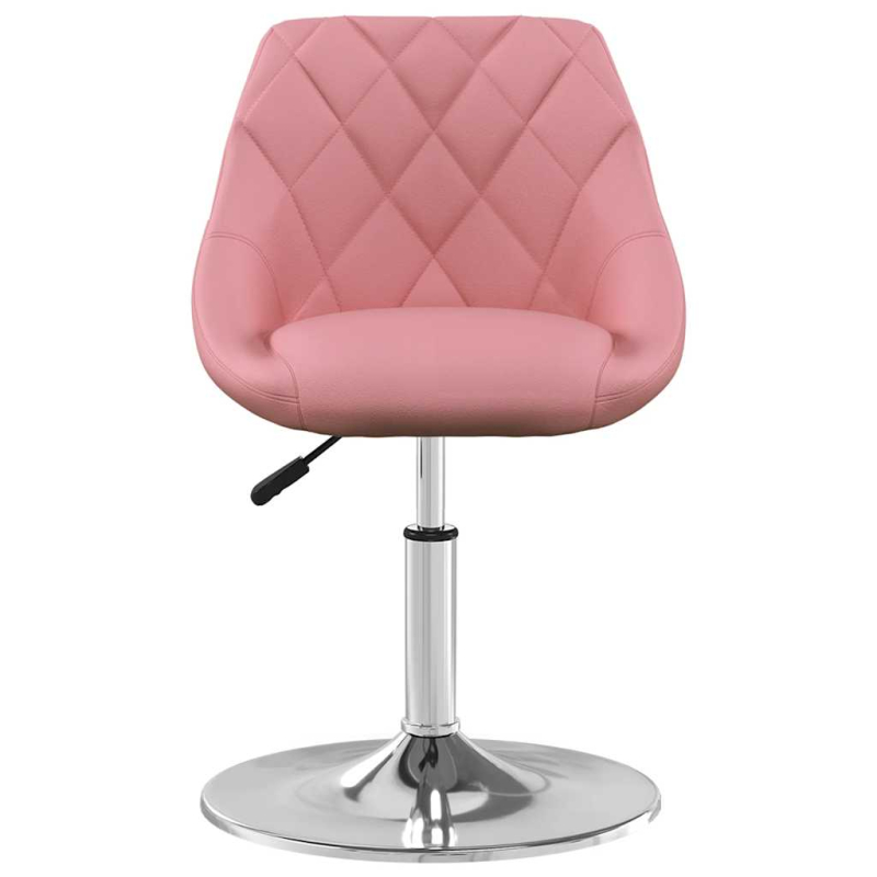 Esszimmerstühle 2 Stk. Drehbar Rosa Samt