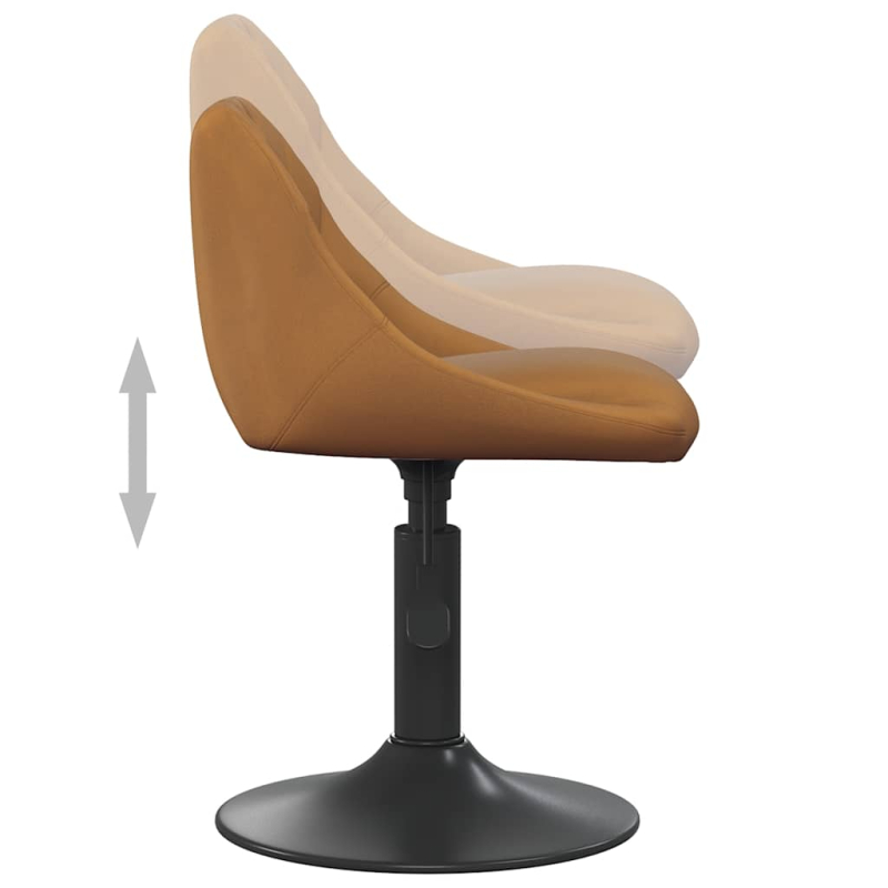 Barhocker Braun Samt