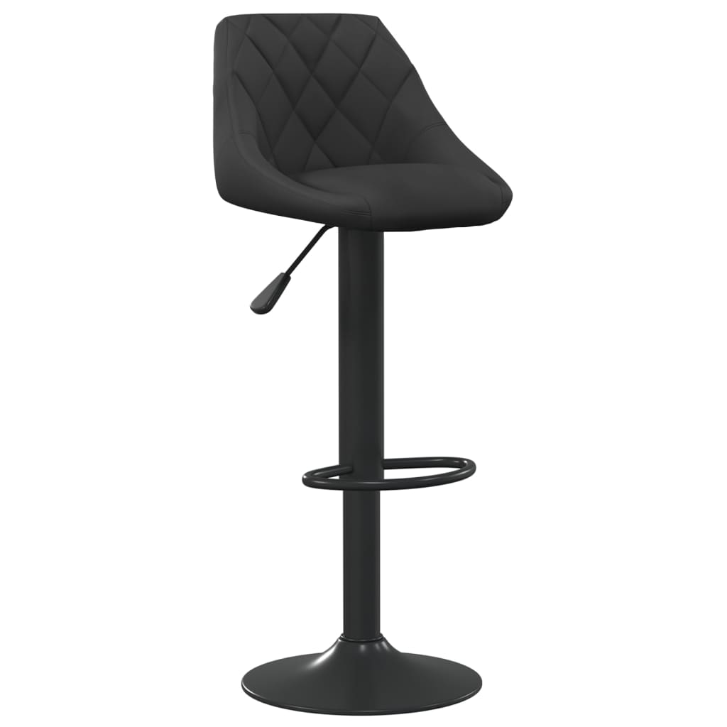 Barhocker 2 Stk. Schwarz Samt