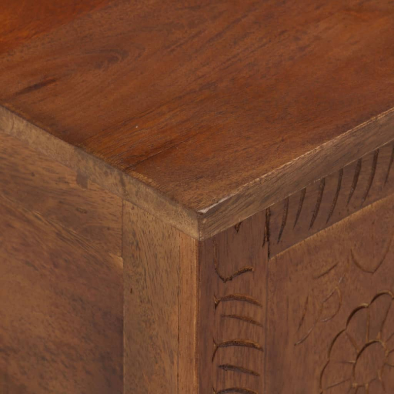 Truhe 110x30x40 cm Massivholz Mango