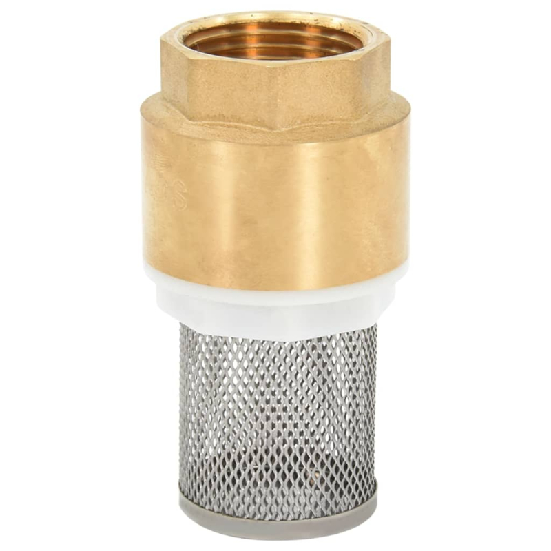 Saugschlauch mit Messing-Anschlüssen Grün 1,1 3 m PVC
