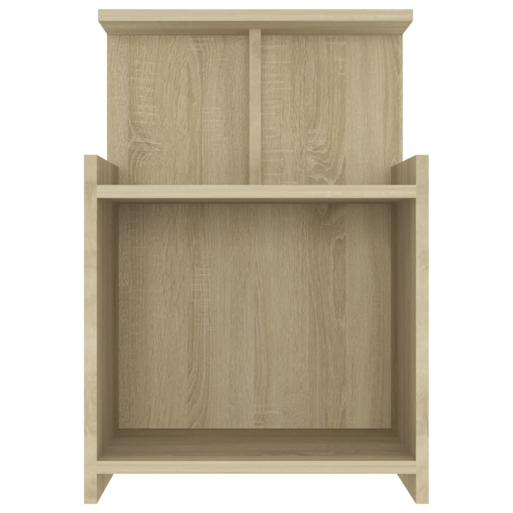 Nachttische 2 Stk. Sonoma-Eiche 40x35x60 cm Holzwerkstoff
