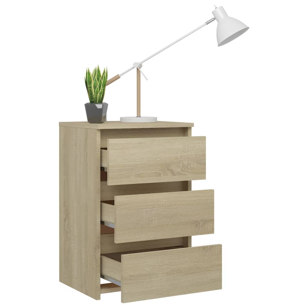 Nachttisch Sonoma-Eiche 40x35x62,5 cm Holzwerkstoff