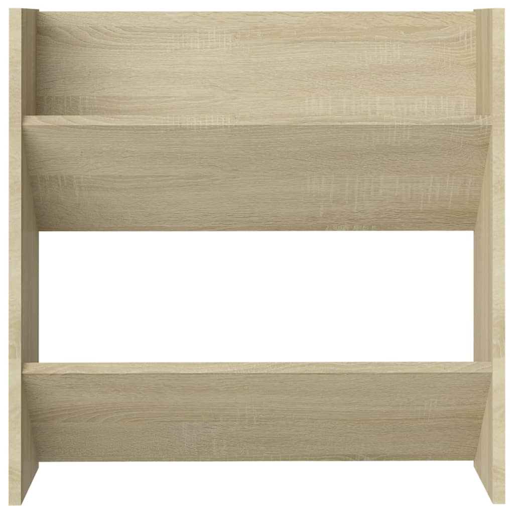 Wand-Schuhschrank Sonoma-Eiche 60x18x60 cm Holzwerkstoff