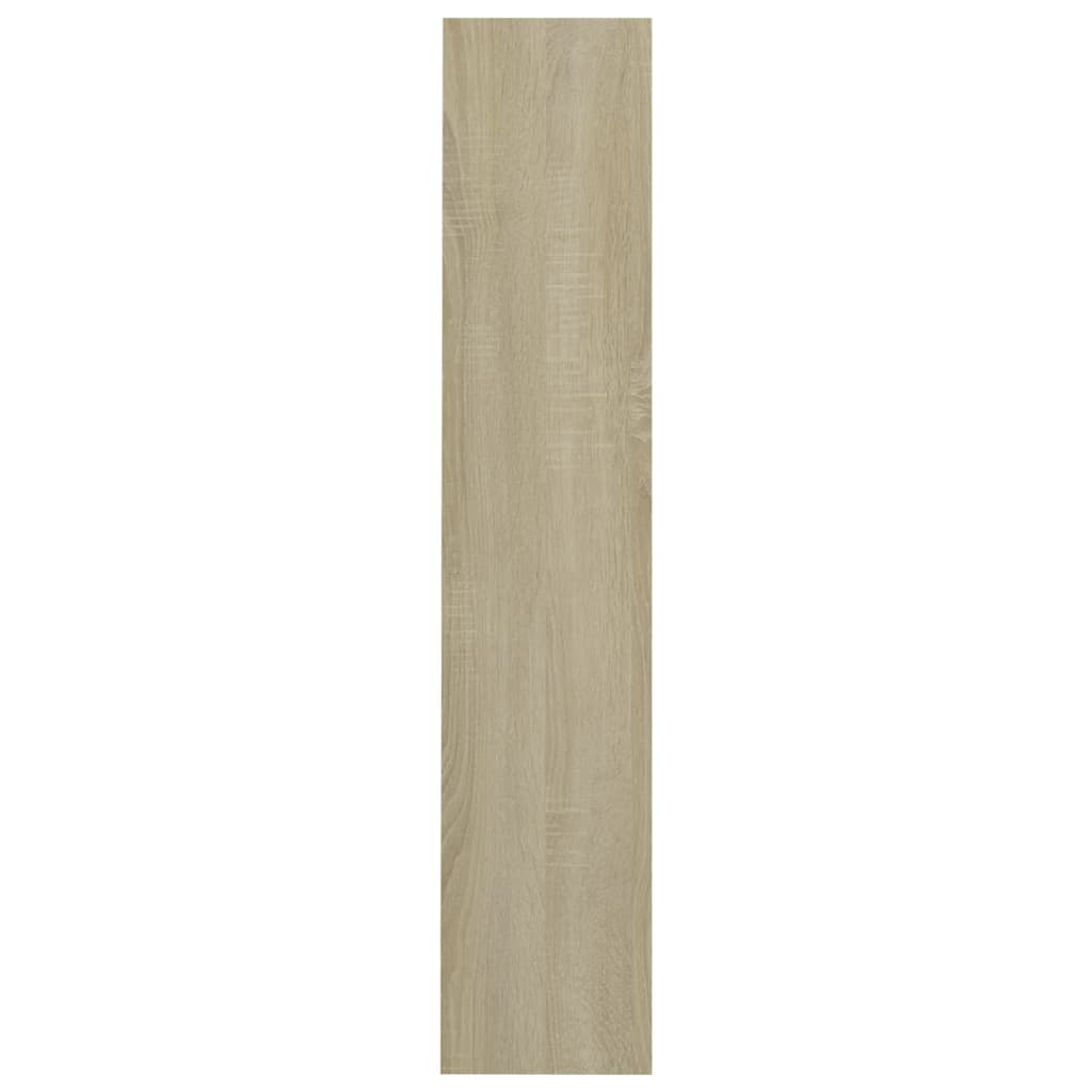 Wand-Schuhschrank Sonoma-Eiche 80x18x90 cm Holzwerkstoff