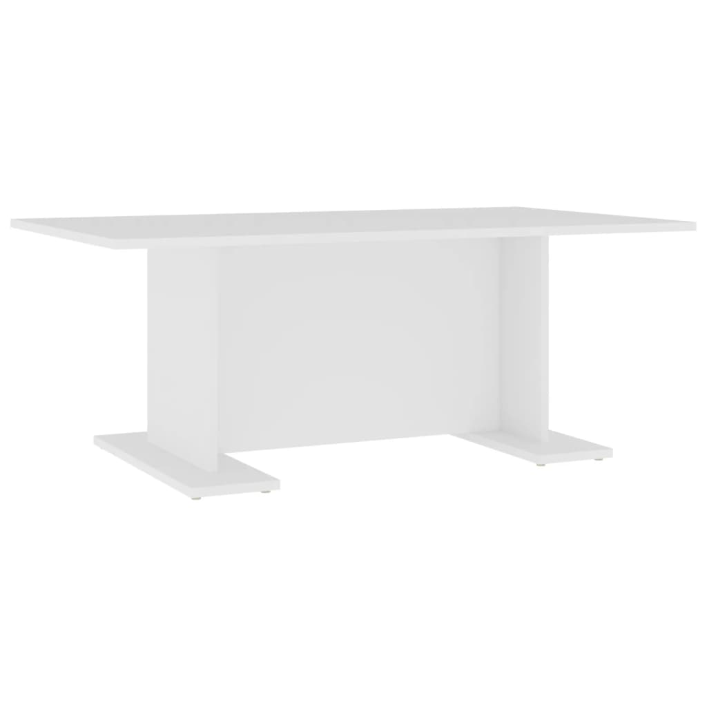 Couchtisch Weiß 103,5x60x40 cm Holzwerkstoff