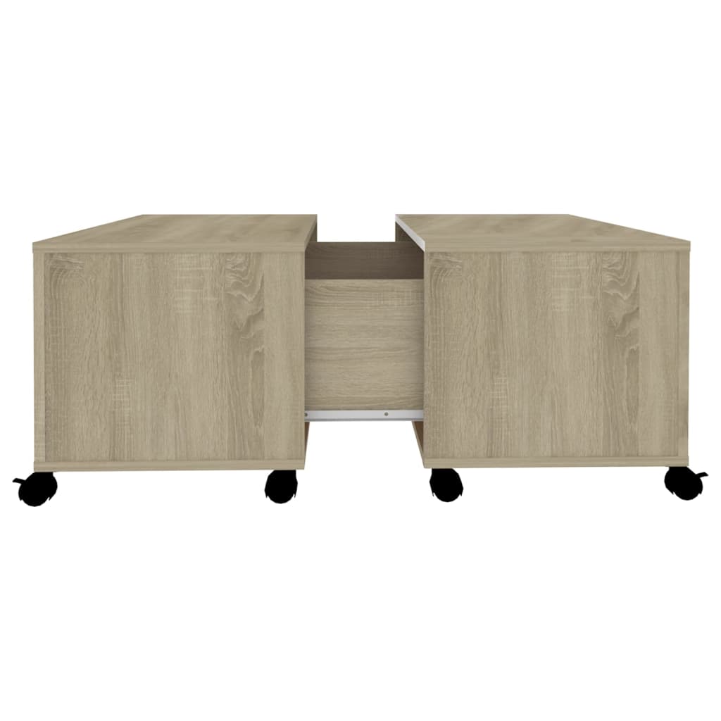 Couchtisch Sonoma-Eiche 75x75x38 cm Holzwerkstoff