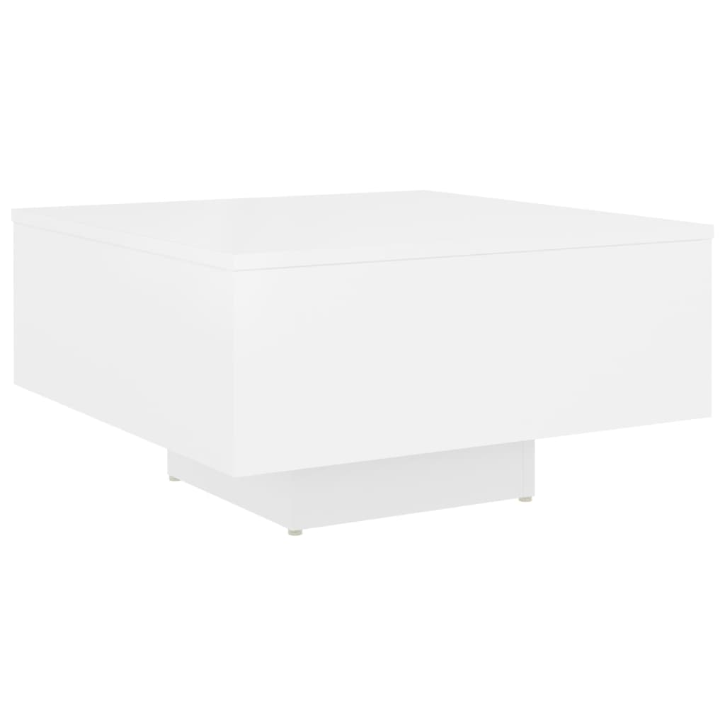 Couchtisch Weiß 60x60x31,5 cm Holzwerkstoff