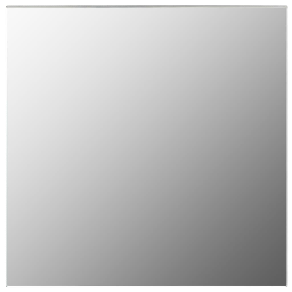 Wandspiegel mit LED-Beleuchtung Quadratisch Glas