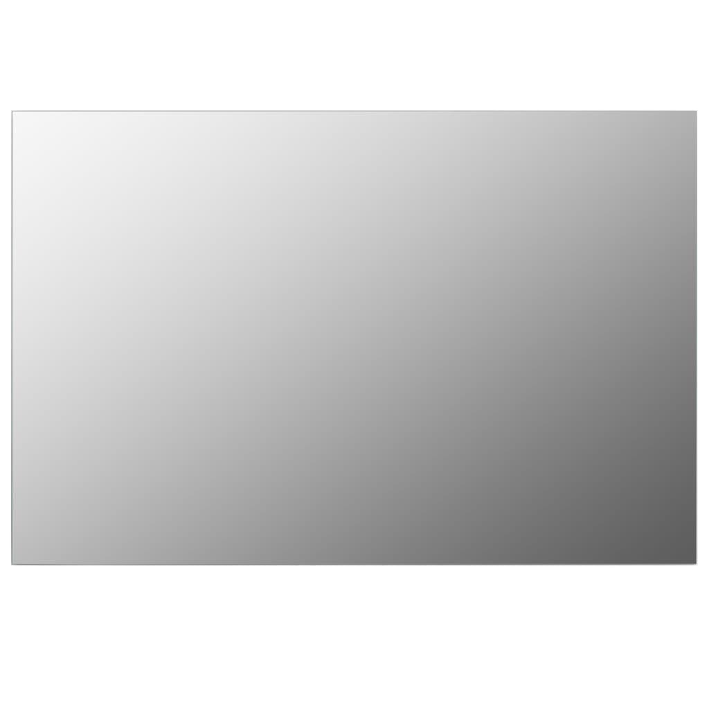 Wandspiegel mit LED-Beleuchtung Rechteckig Glas