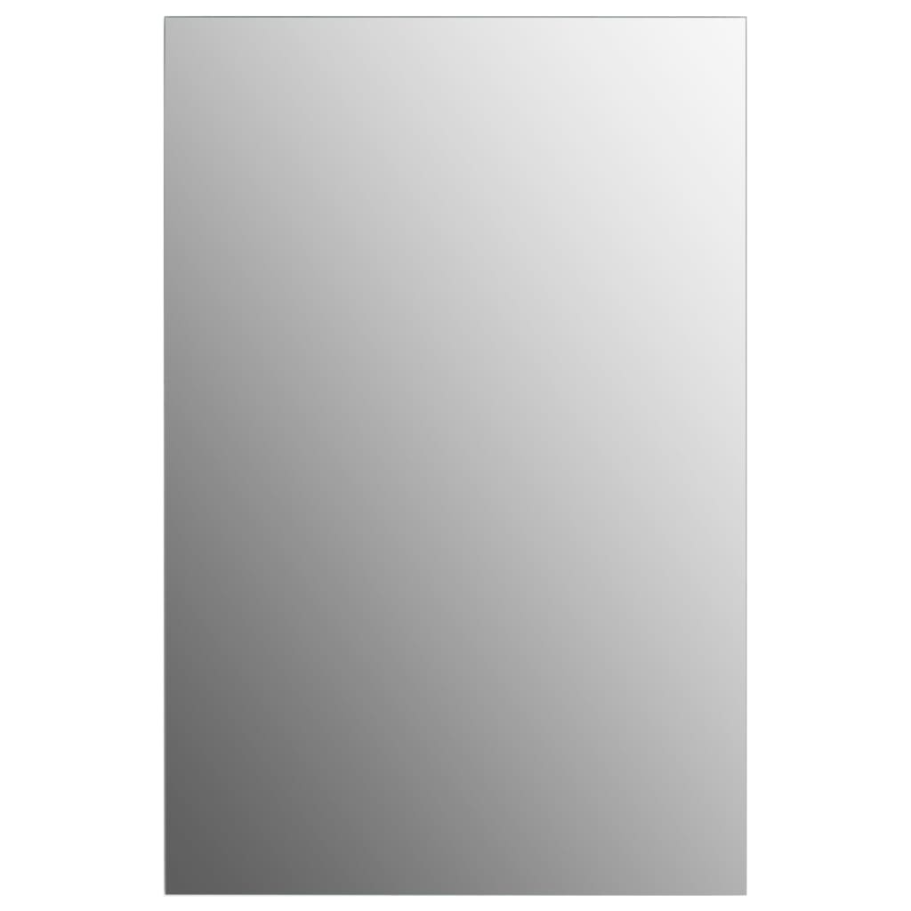 Wandspiegel mit LED-Beleuchtung Rechteckig Glas