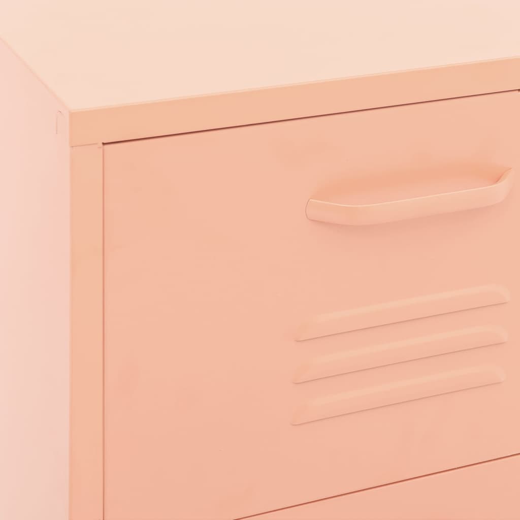 Lagerschrank Rosa 42,5x35x101,5 cm Stahl