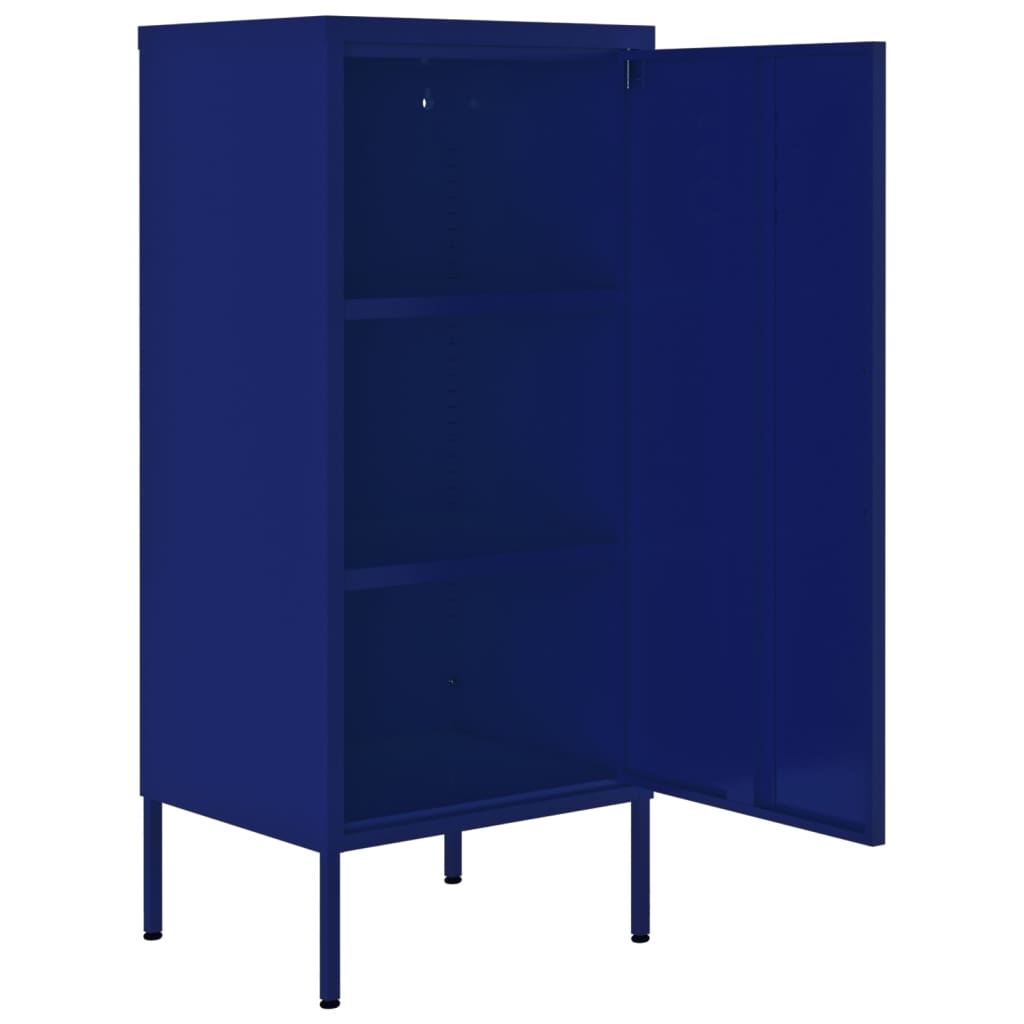 Lagerschrank Marineblau 42,5x35x101,5 cm Stahl