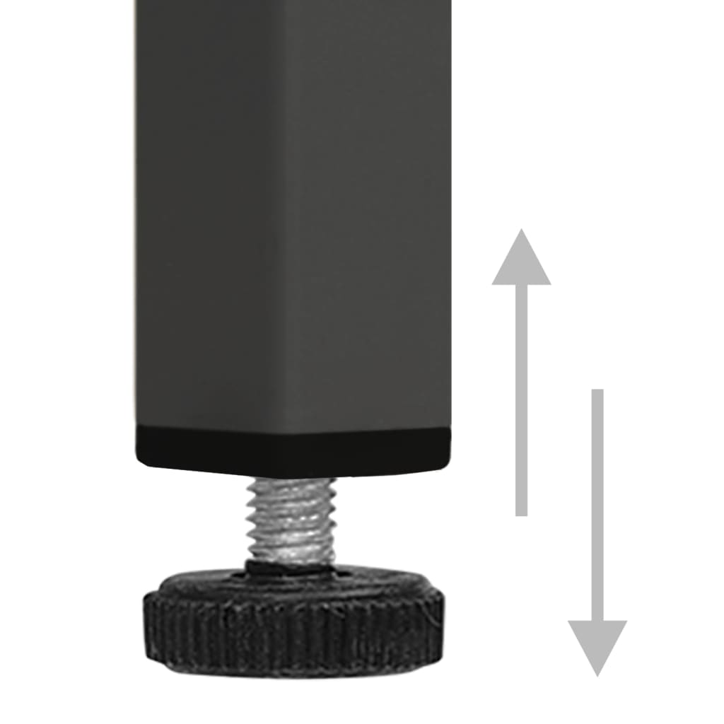 Kommode Anthrazit 80x35x101,5 cm Stahl