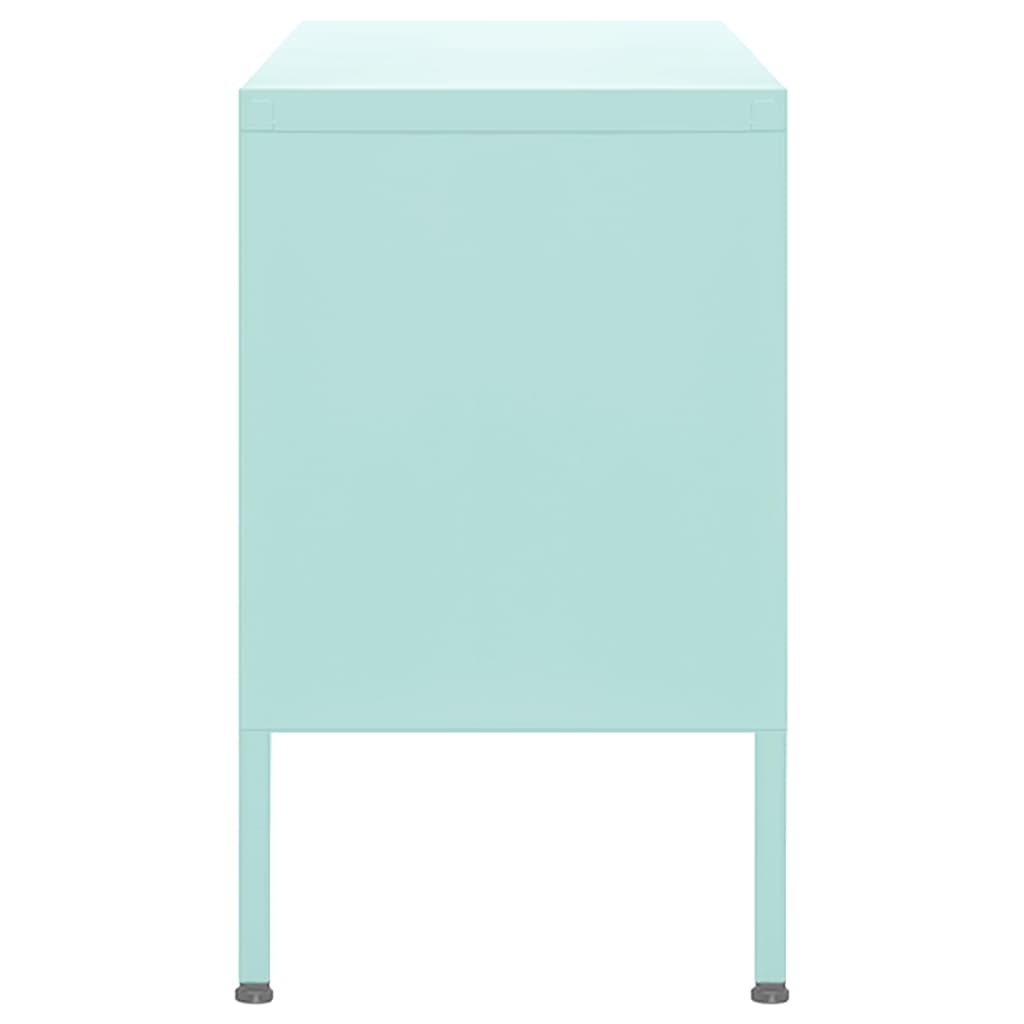 TV-Schrank Minzgrün 105x35x50 cm Stahl