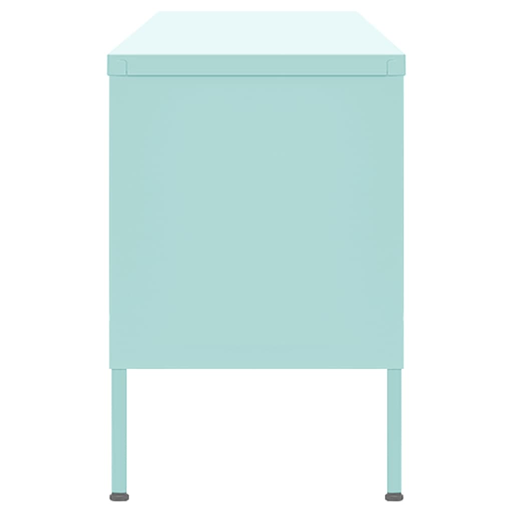 TV-Schrank Minzgrün 105x35x50 cm Stahl