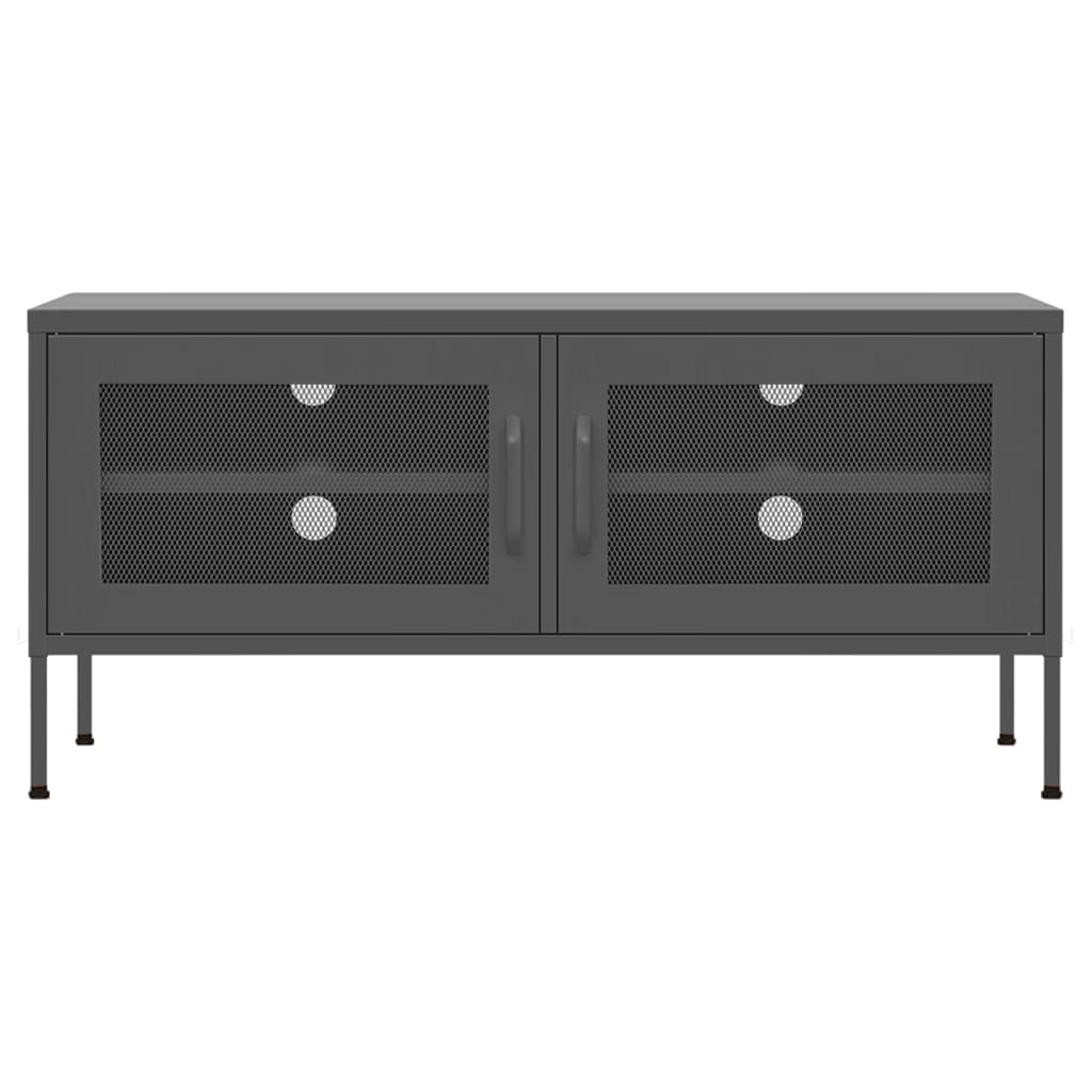 TV-Schrank Anthrazit 105x35x50 cm Stahl