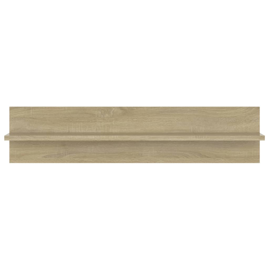 Wandregale 2 Stk. Sonoma-Eiche 80x11,5x18 cm Holzwerkstoff