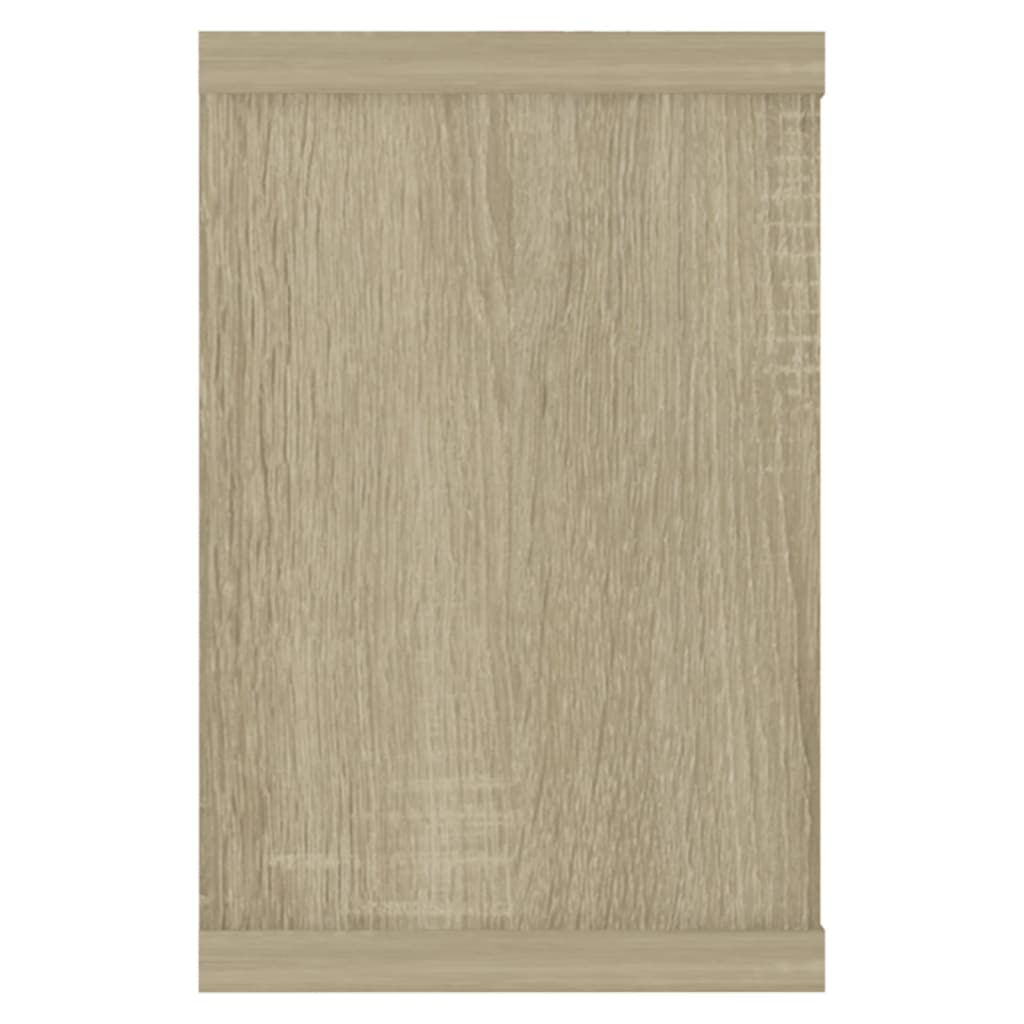 Würfelregale 4 Stk. Sonoma-Eiche 60x15x23 cm Holzwerkstoff