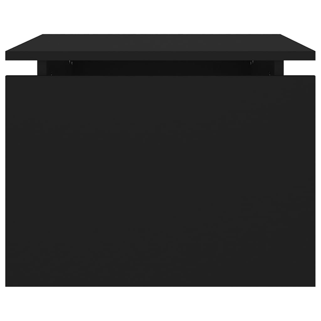 Couchtisch Schwarz 68x50x38 cm Holzwerkstoff