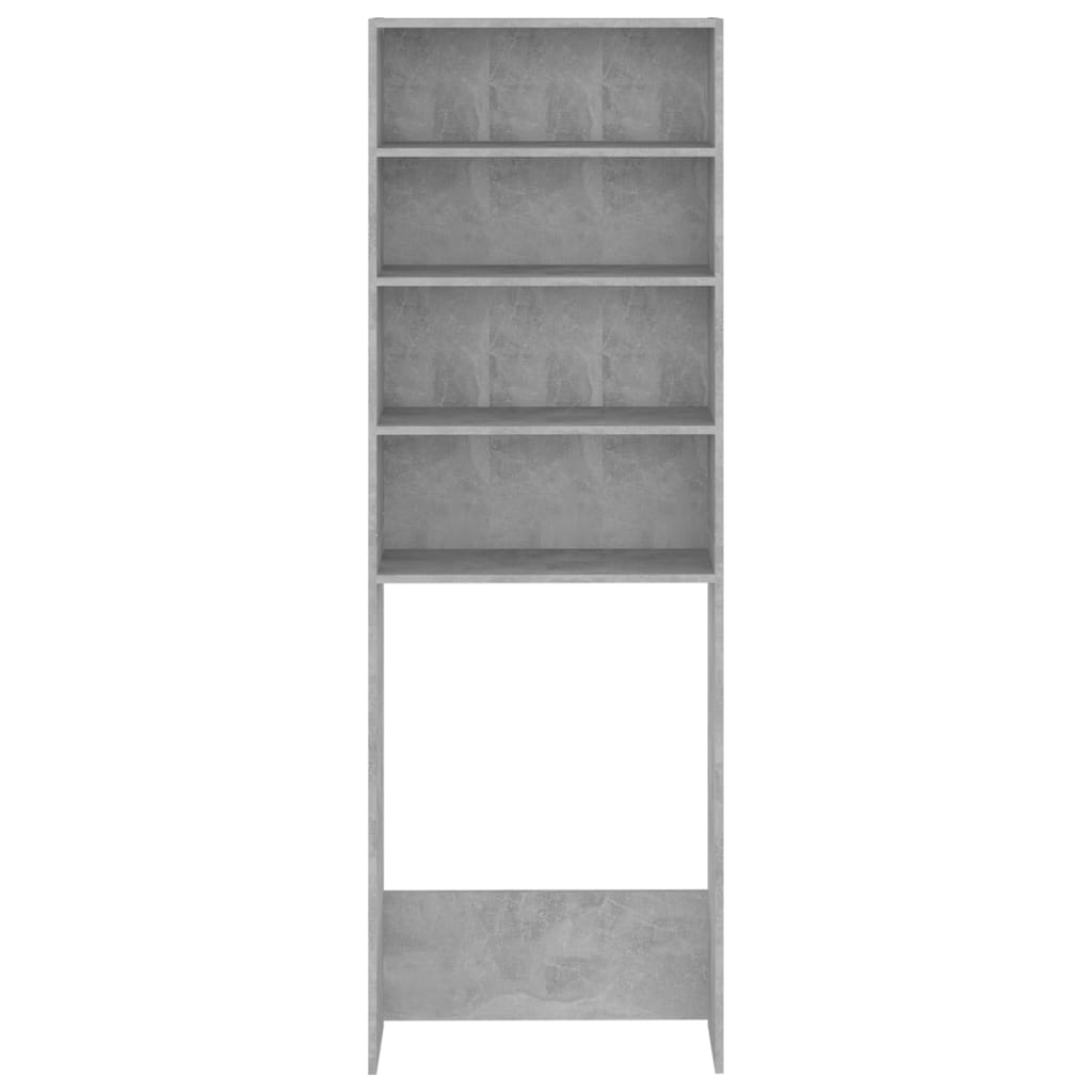 Waschmaschinenschrank Betongrau 64x24x190 cm