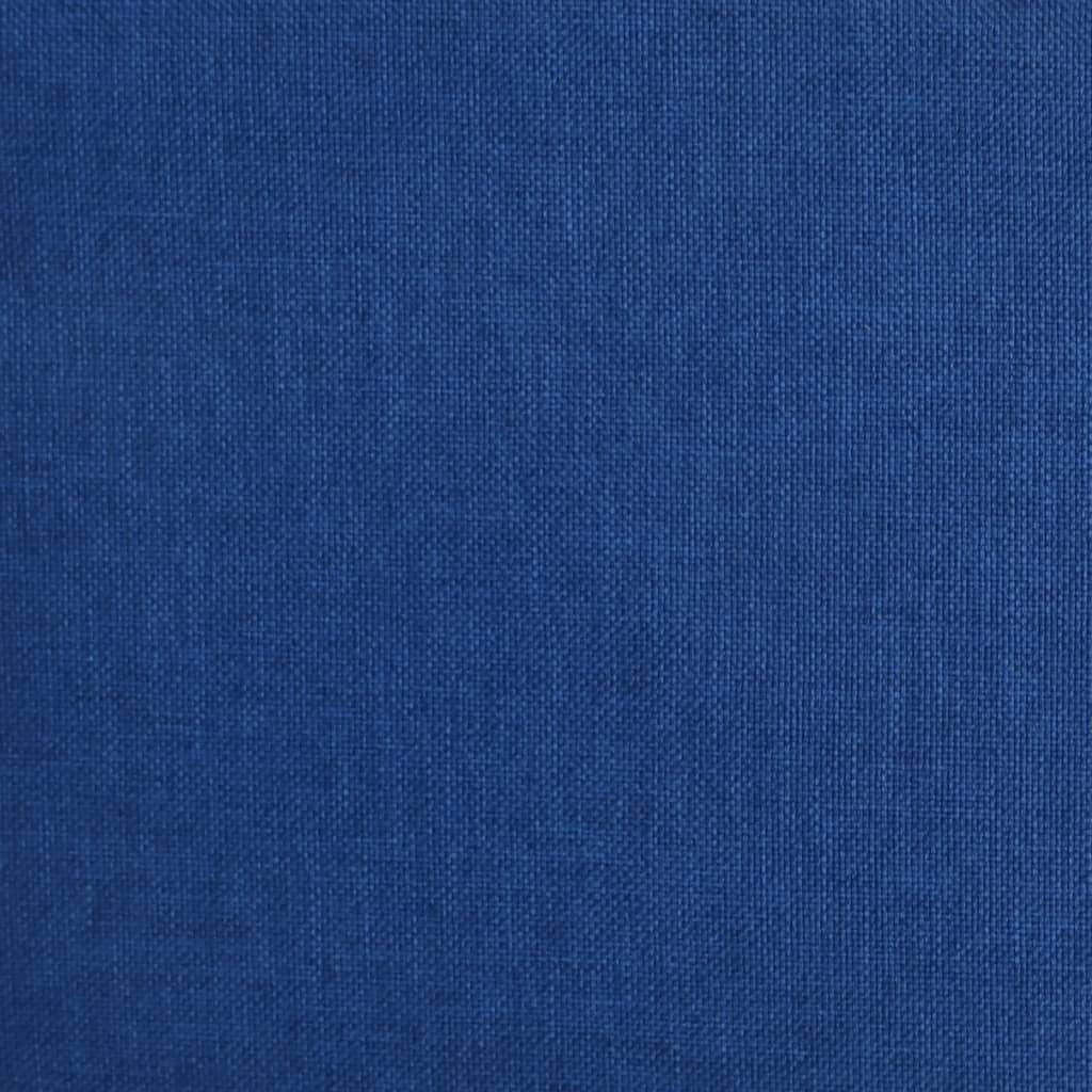 Fußhocker Blau 78x56x32 cm Stoff
