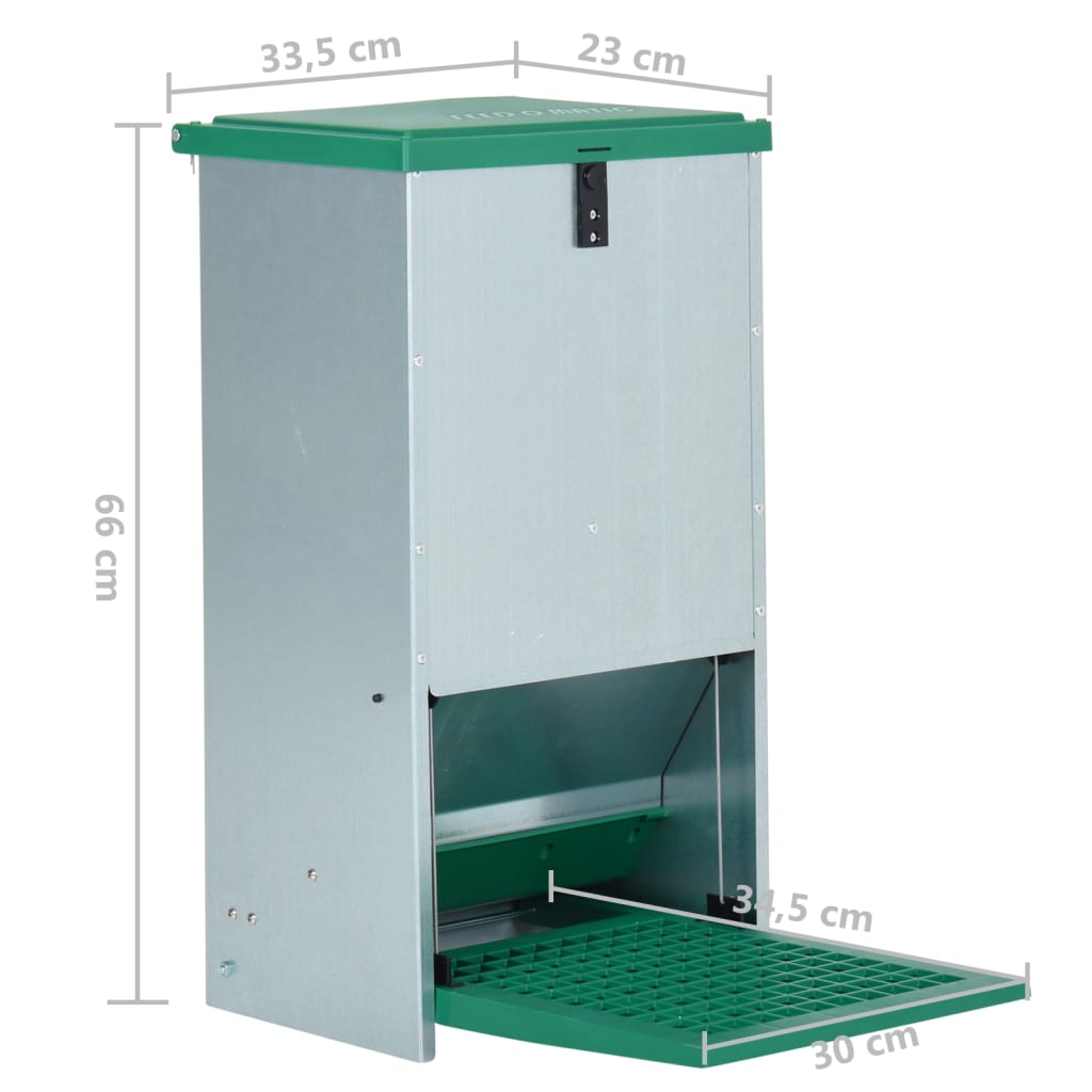 Geflügel-Futterautomat Feedomatic mit Pedal 20 kg