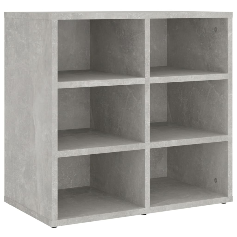 Schuhregal Betongrau 52,5x30x50 cm
