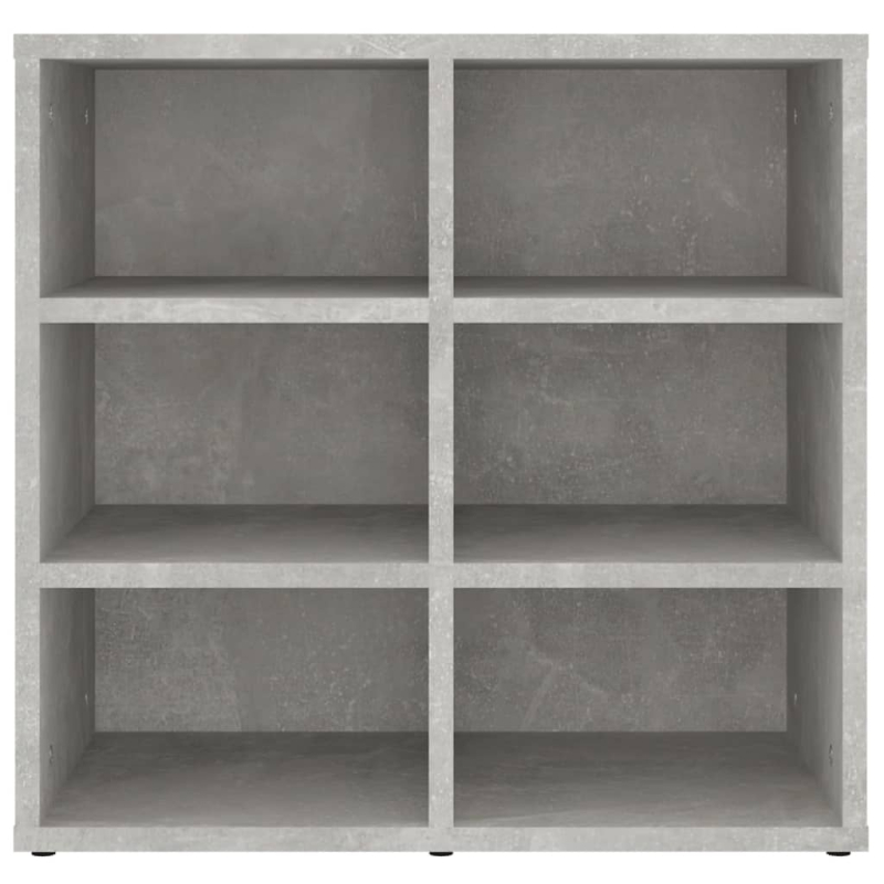 Schuhregal Betongrau 52,5x30x50 cm