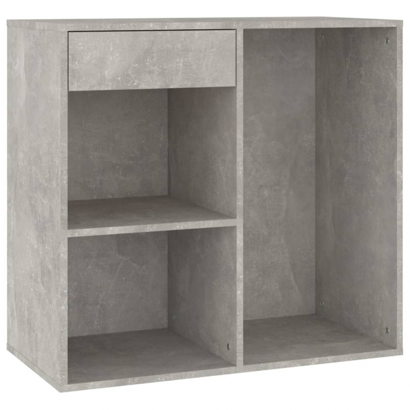 Kosmetikschrank Betongrau 80x40x75 cm Holzwerkstoff