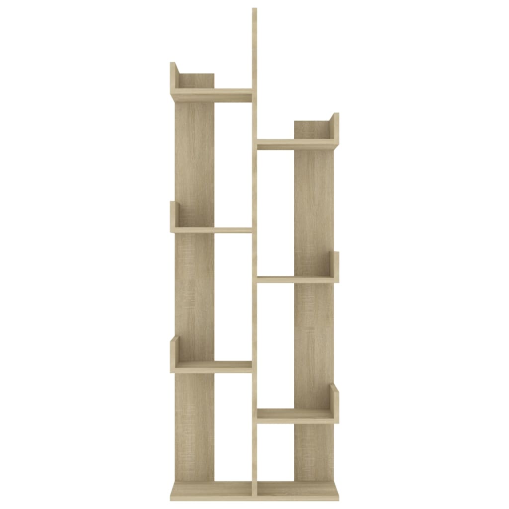 Bücherregal Sonoma-Eiche 48x25,5x140 cm Holzwerkstoff