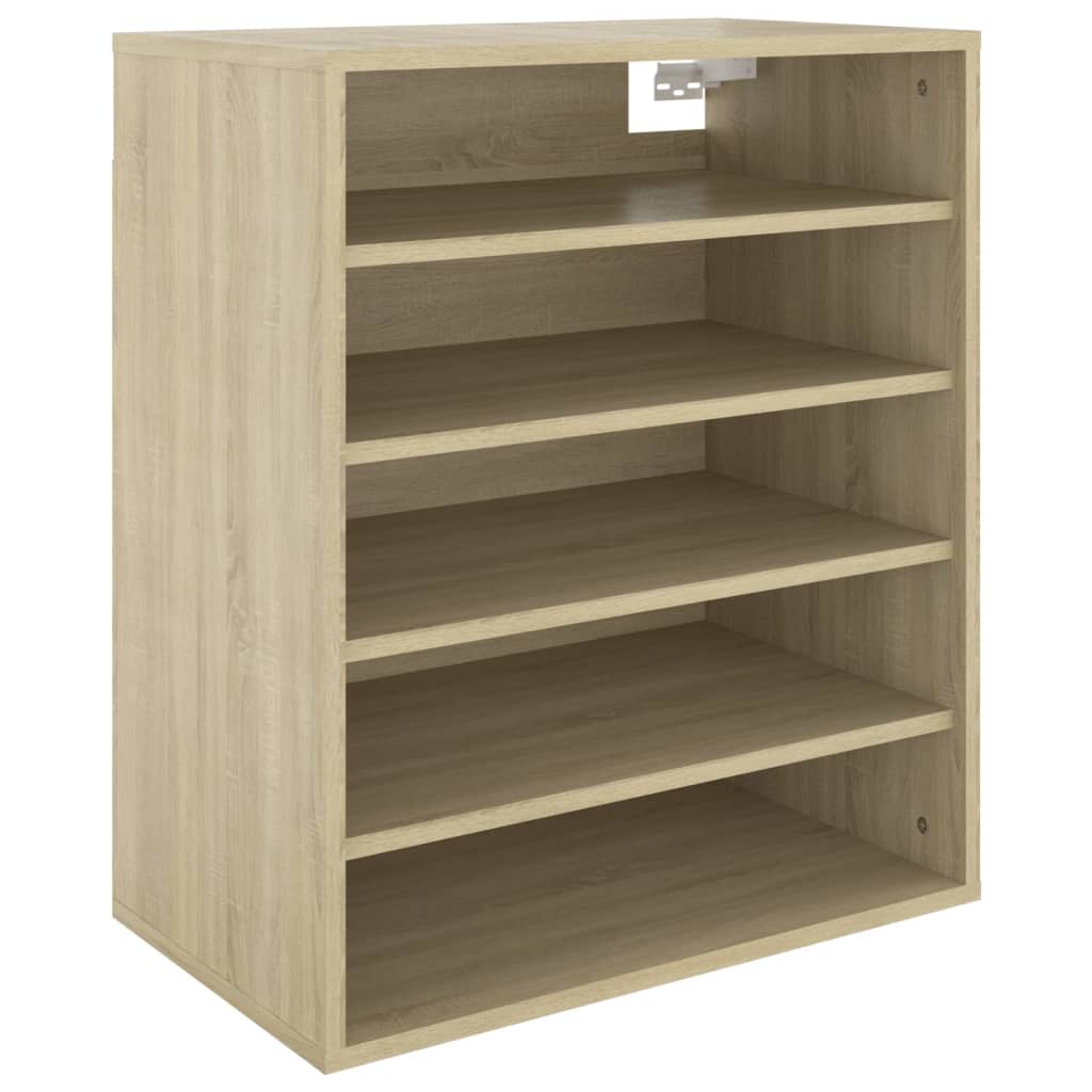 Schuhschrank Sonoma-Eiche 60x35x70 cm Holzwerkstoff