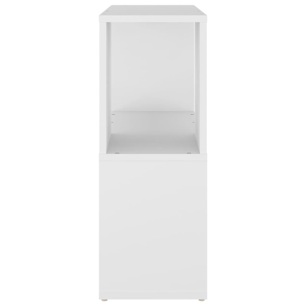 Bücherregal Weiß 60x24x63 cm Holzwerkstoff