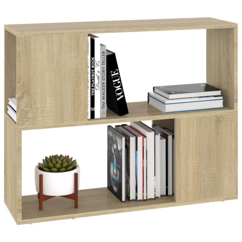 TV-Schrank Sonoma-Eiche 80x24x63 cm Holzwerkstoff