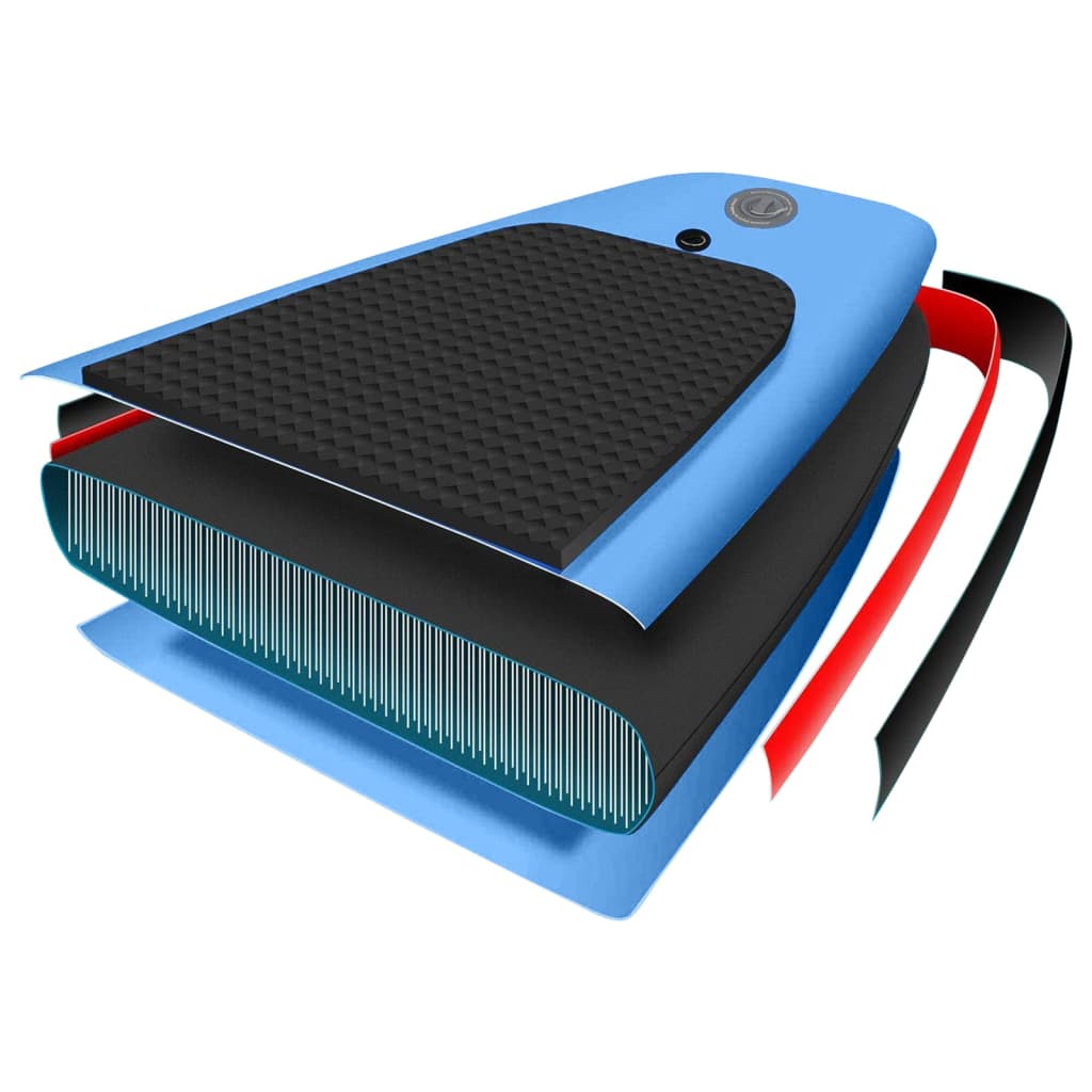 SUP-Board-Set Aufblasbar Marineblau 360x81x10 cm