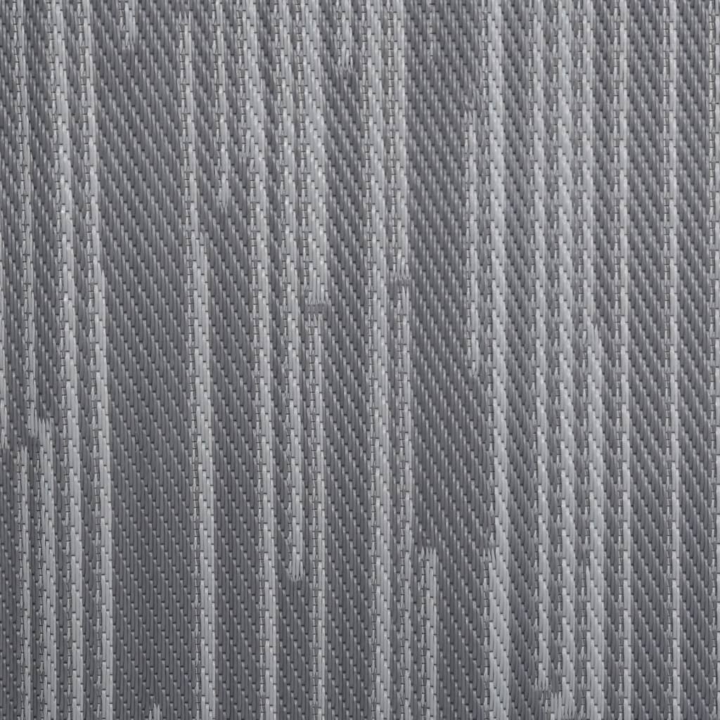 Outdoor-Teppich Anthrazit 80x250 cm PP