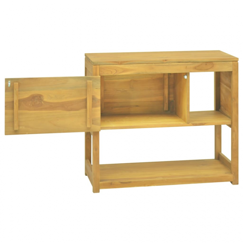 Badschrank 85x40x75 cm Massivholz Teak