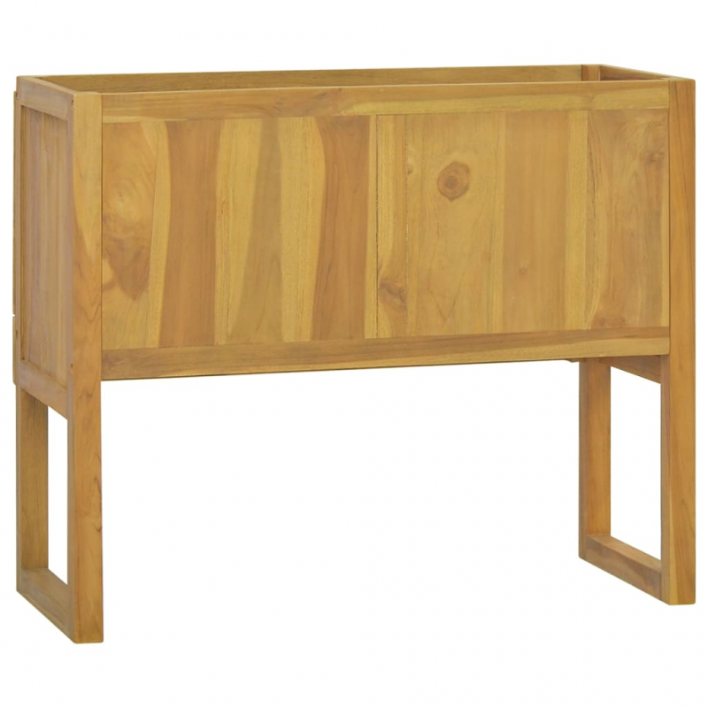 Badschrank 90x45x75 cm Massivholz Teak