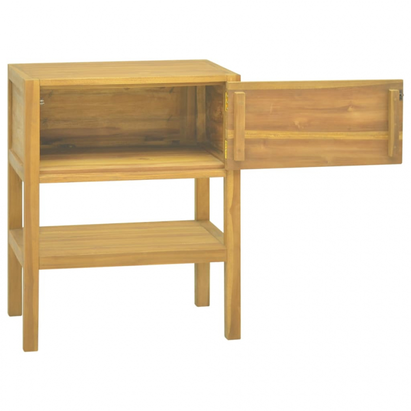 Badschrank 60x40x75 cm Massivholz Teak