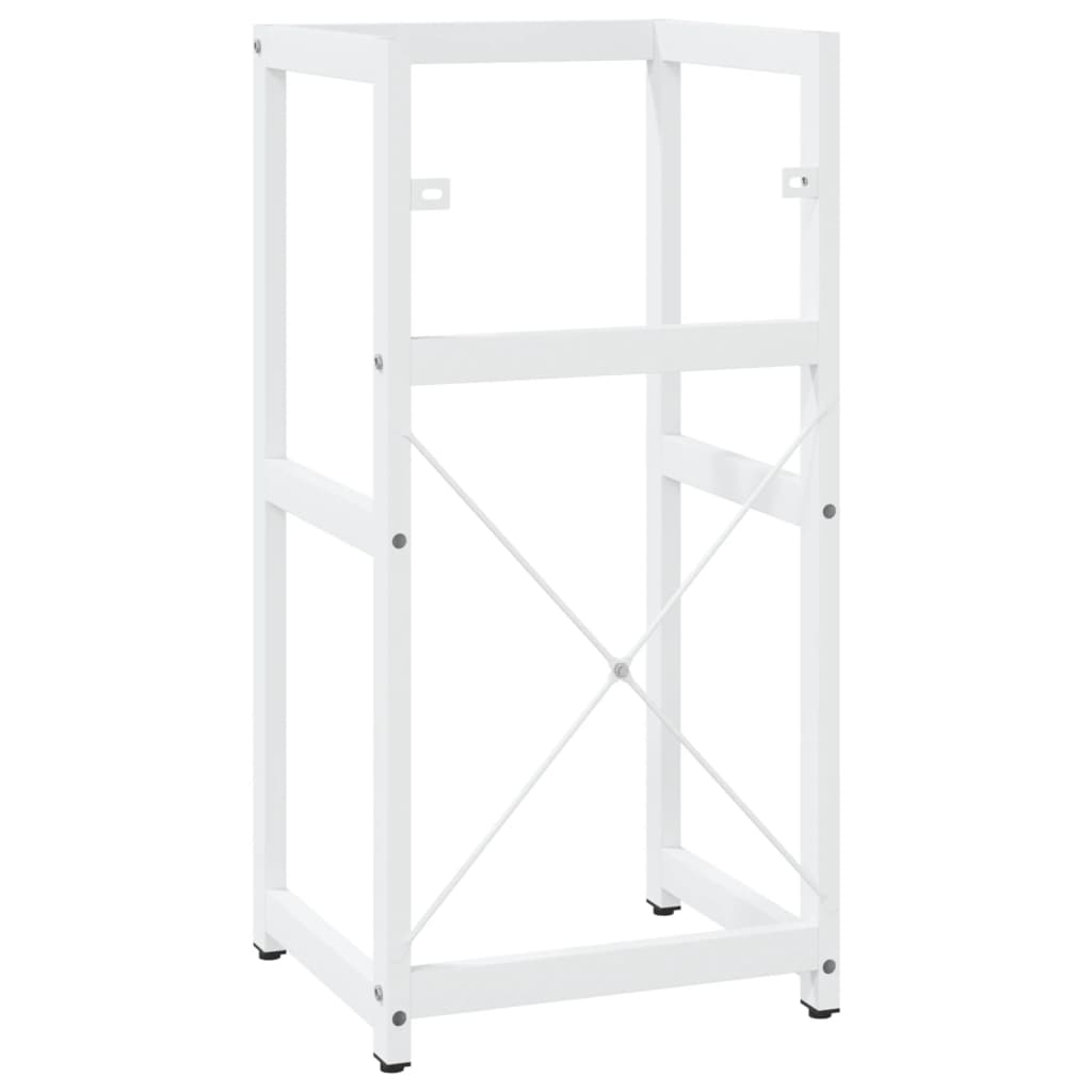 Badezimmer Waschtischgestell Weiß 40x38x83 cm Eisen