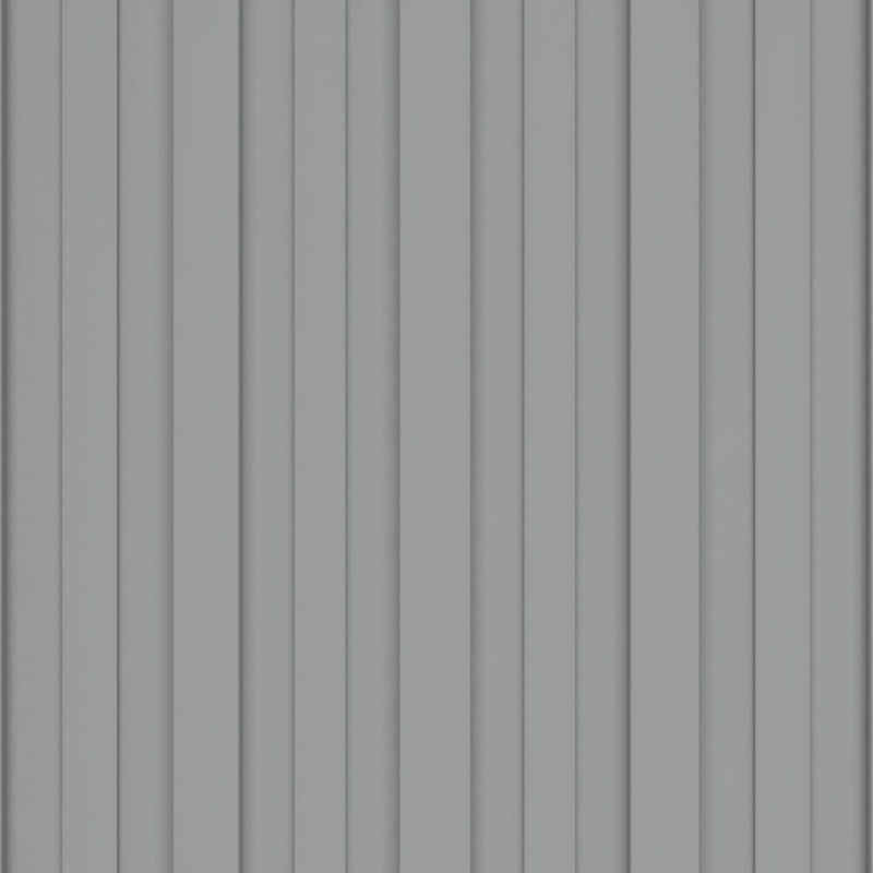 Dachpaneele 36 Stk. Verzinkter Stahl Grau 60x45 cm