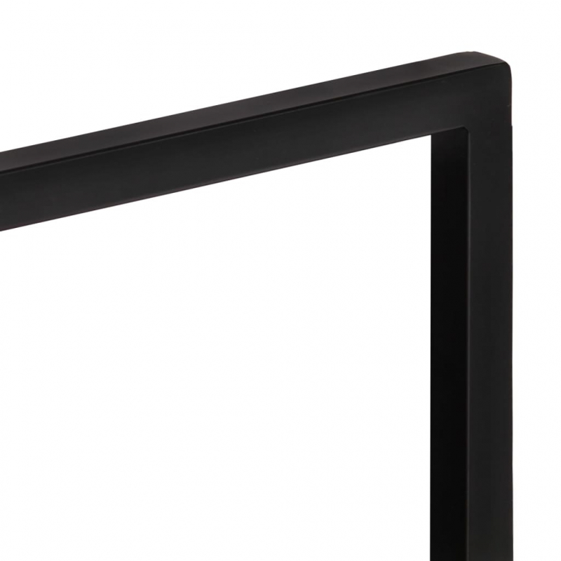 Wandregale 2 Stk. 40x24x35 cm Massivholz Akazie und Stahl