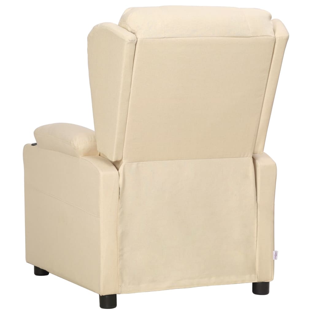 Relaxsessel Creme Stoff