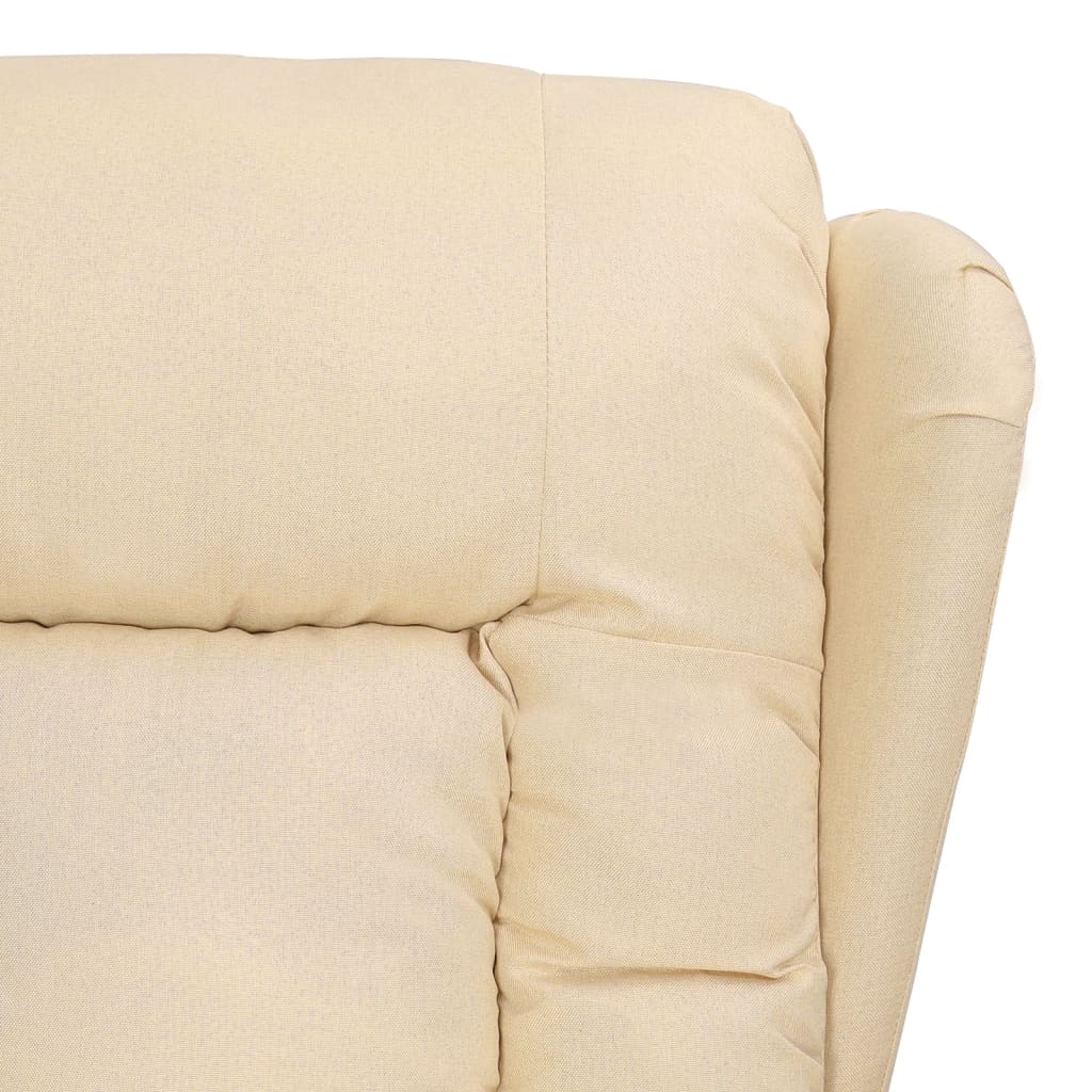 Relaxsessel Creme Stoff